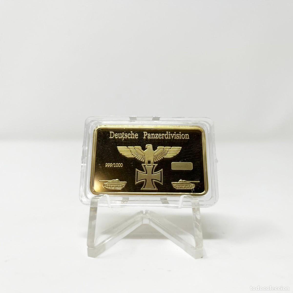 Medallas tem&aacute;ticas: Set 4 Lingotes Conmemorativos Ej&eacute;rcito Alem&aacute;n - Foto 12