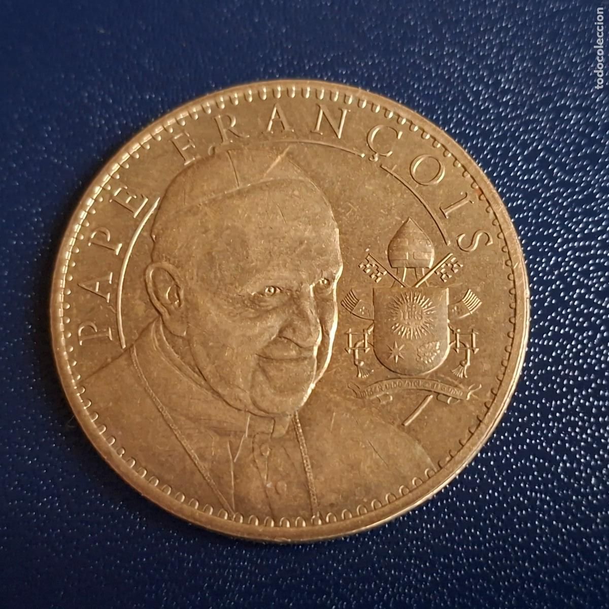 Medallas tem&aacute;ticas: MEDALLA PAPA FRANCISCO - Foto 1