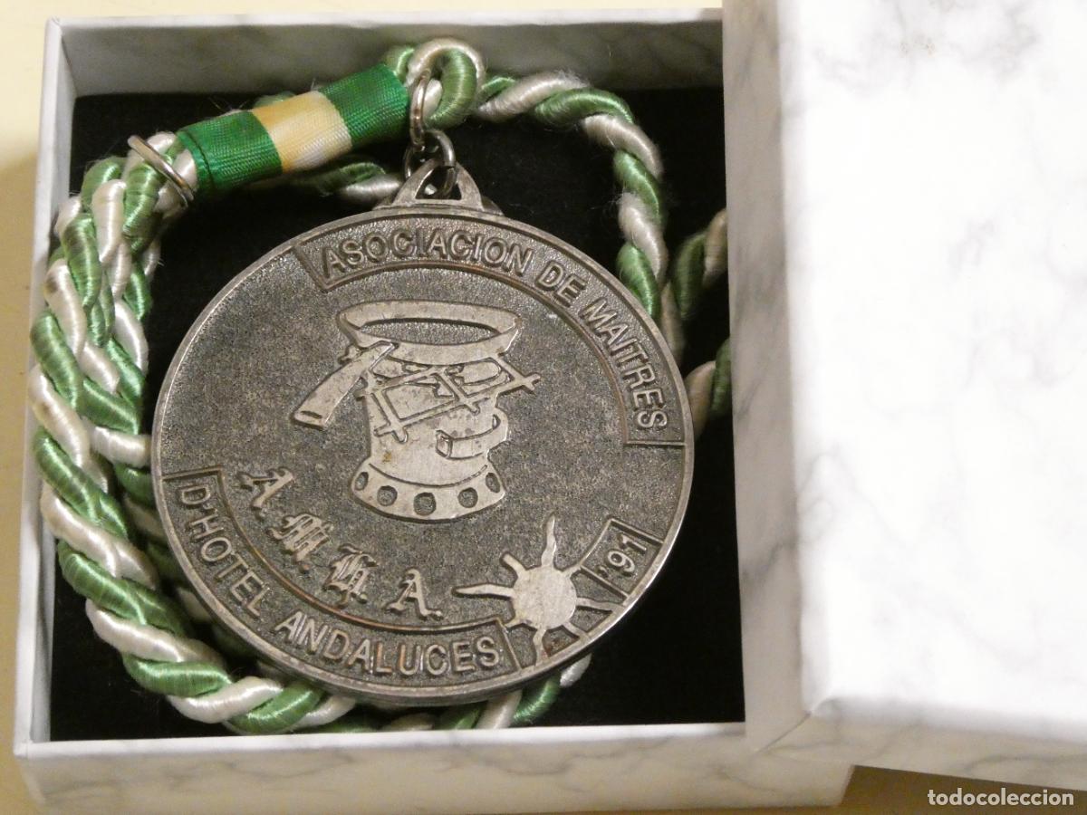 Medalhas tem&aacute;ticas: MEDALLA MEDALL&Oacute;N DE LA ASOCIACI&Oacute;N DE MAITRES HOTELES ANDALUCES RESTAURANTE HOTEL. 1991. 80GR