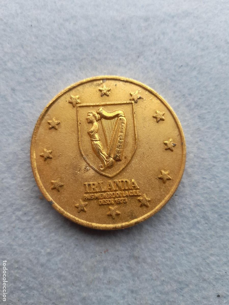 Medallas tem&aacute;ticas: Medalla Irlanda. Trinity College. - Foto 2