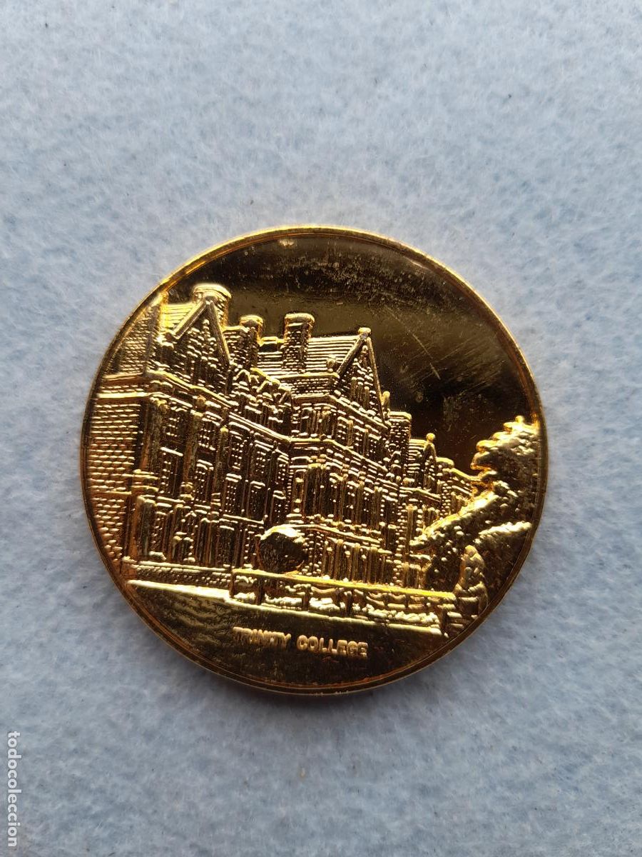 Medallas tem&aacute;ticas: Medalla Irlanda. Trinity College. - Foto 1