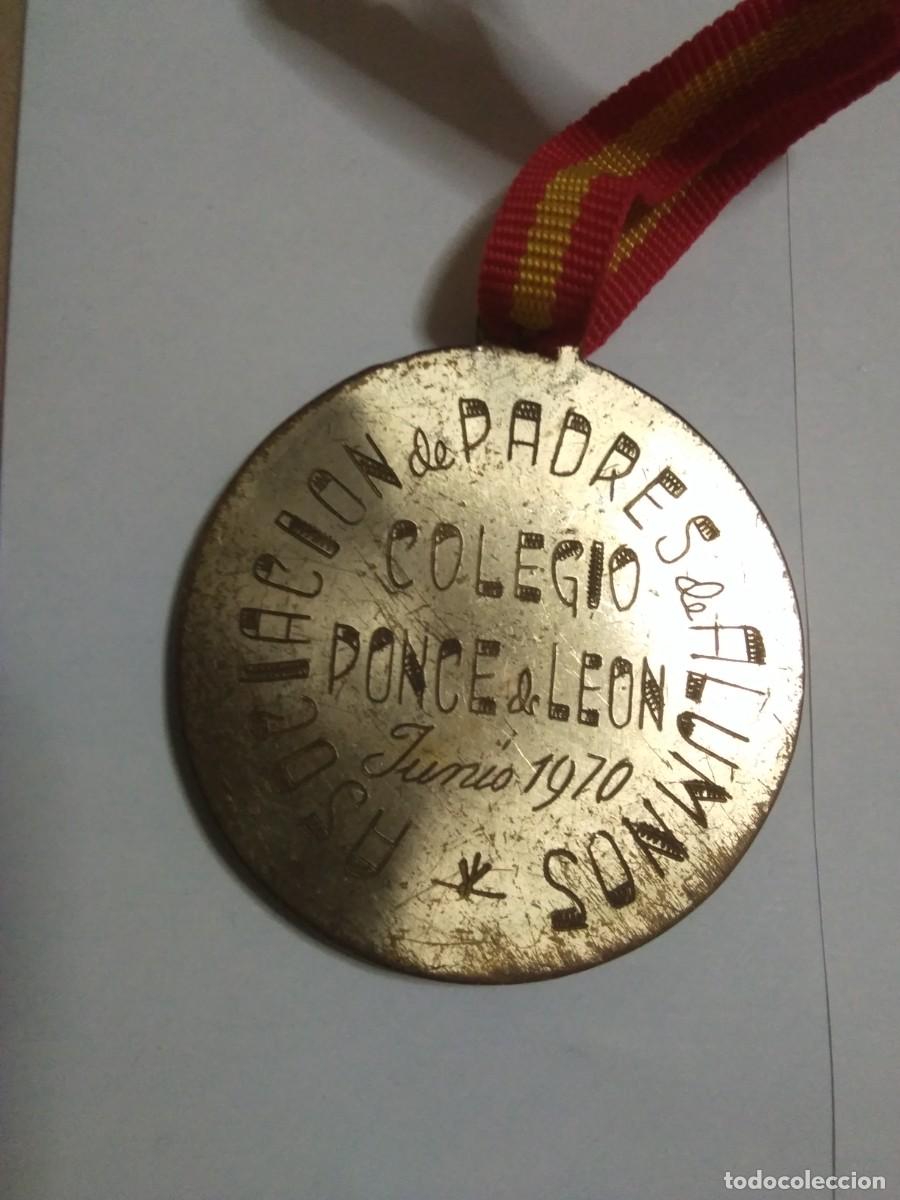 Medallas tem&aacute;ticas: Medalla Colegio Ponce de Le&oacute;n junio 1970 - Foto 2