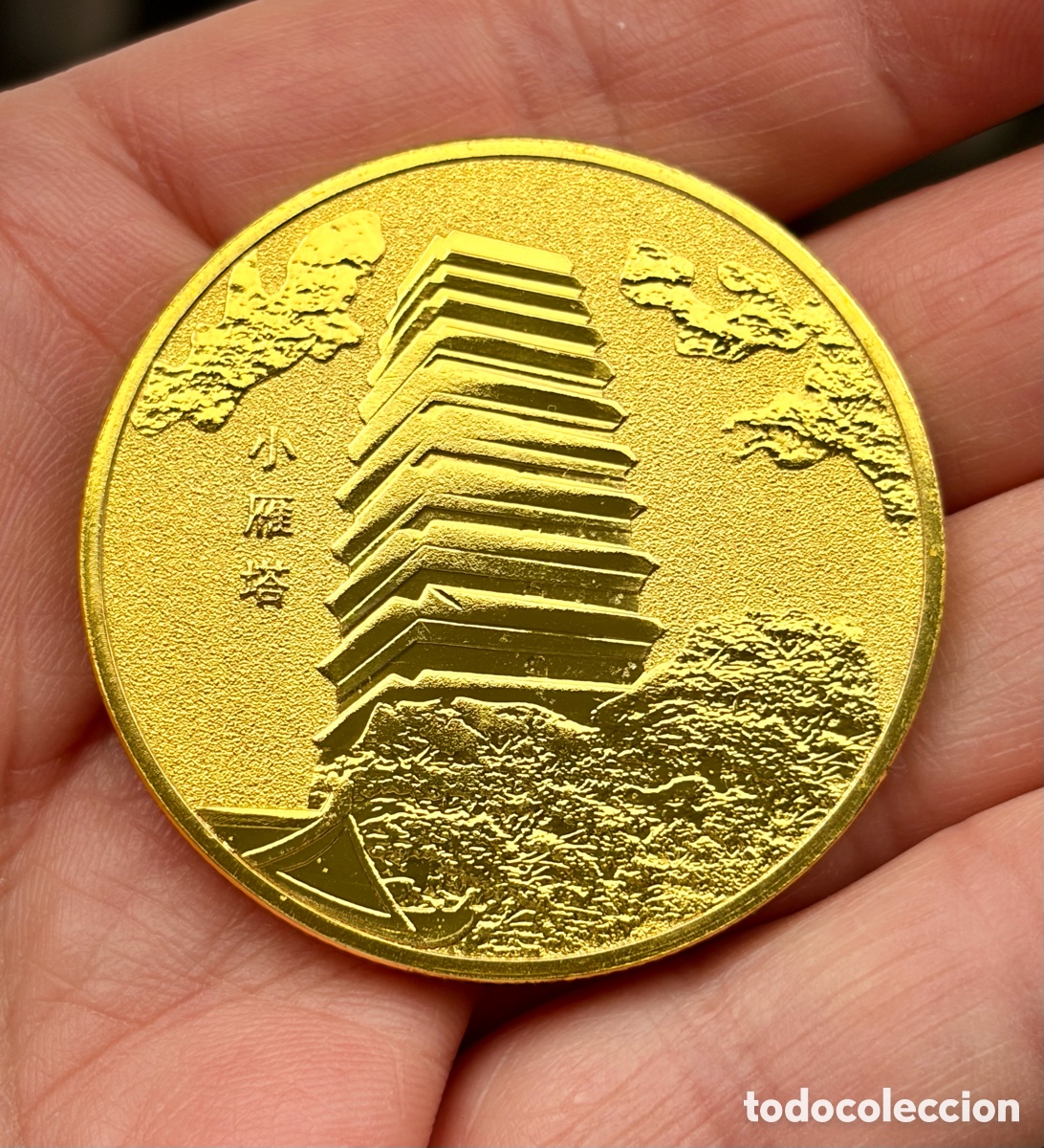 Medallas tem&aacute;ticas: Colecci&oacute;n. Pieza moneda Beijing- China - Foto 2