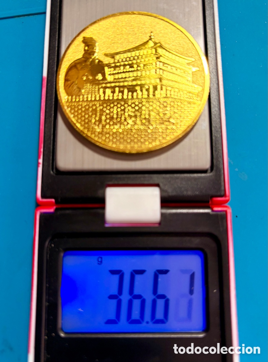 Medallas tem&aacute;ticas: Colecci&oacute;n. Pieza moneda Beijing- China - Foto 5