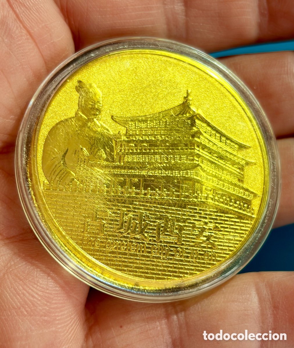 Medallas tem&aacute;ticas: Colecci&oacute;n. Pieza moneda Beijing- China - Foto 6