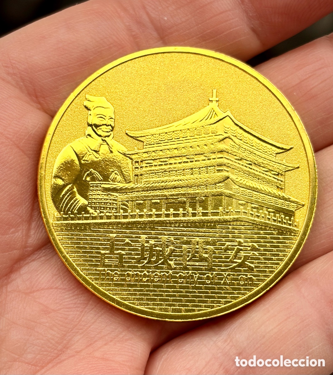 Medallas tem&aacute;ticas: Colecci&oacute;n. Pieza moneda Beijing- China - Foto 1
