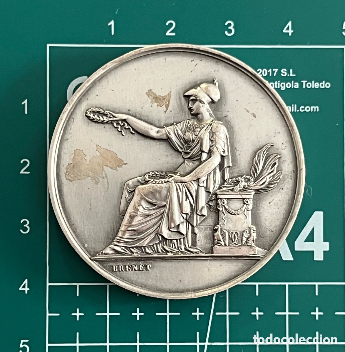 Medallas tem&aacute;ticas: Medalla francesa de bronce - Foto 4
