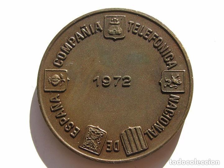Medallas tem&aacute;ticas: Telef&oacute;nica: medalla de 1972 - Foto 2