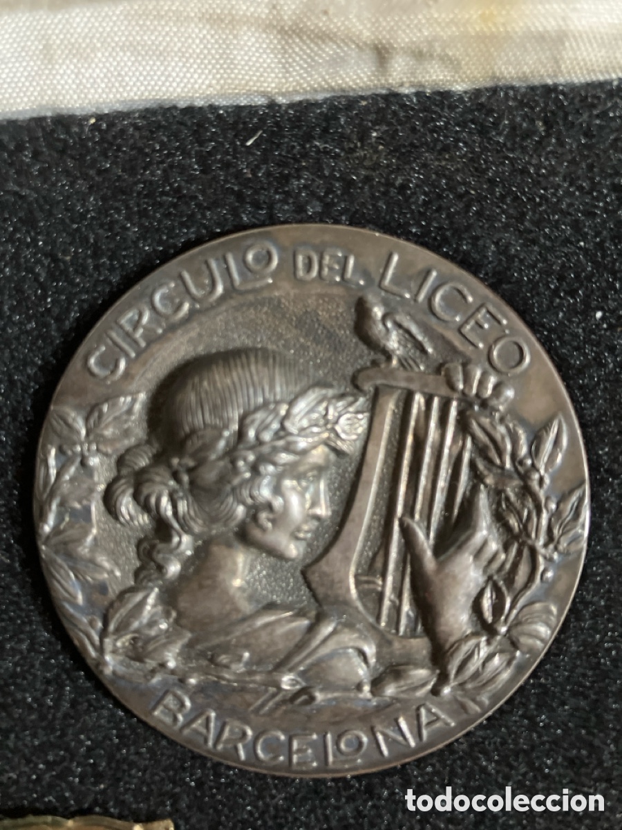 Medallas tem&aacute;ticas: Medalla c&iacute;rculo del liceo plata de ley - Foto 2