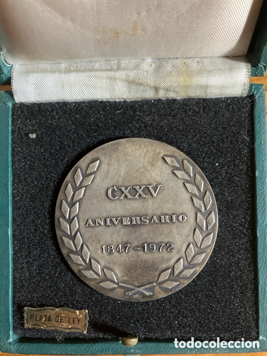 Medallas tem&aacute;ticas: Medalla c&iacute;rculo del liceo plata de ley - Foto 3