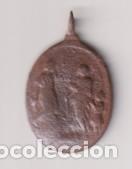 Thematic medals: Jos&eacute;, mar&iacute;a y Jes&uacute;s ni&ntilde;o. R/Jes&uacute;s ni&ntilde;o, mar&iacute;a y arc&aacute;ngel. (AE 30 mms.) S. xii-xVIII. p&aacute;tina marr&oacute;n d
