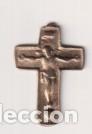 Thematic medals: Jes&uacute;s en la cruz. (AE 28 mms.) Inmaculada en la cruz. Ariba y abajo Vigem Pur et ___. Siglo XIX