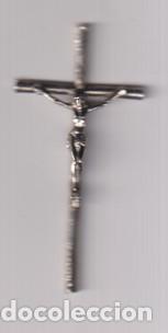 Medallas tem&aacute;ticas: Jes&uacute;s en la cruz. (Plata 65 mms: 5,11 gr.) Siglo XIX