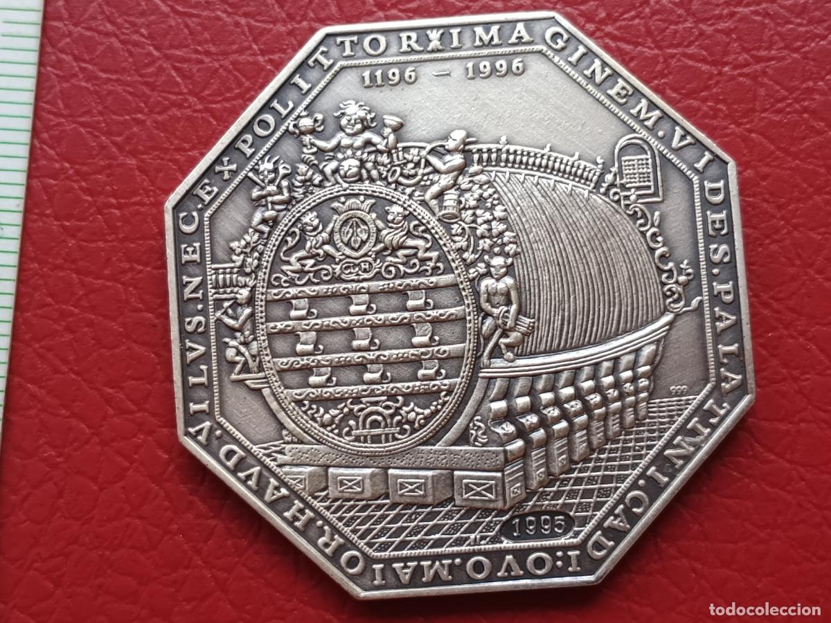 Medallas tem&aacute;ticas: ALEMANIA Medalla de plata Medaille 1995 Silber Heidelberg - auf das gro&szlig;e Heidelberger Fa&szlig; 1196-1996