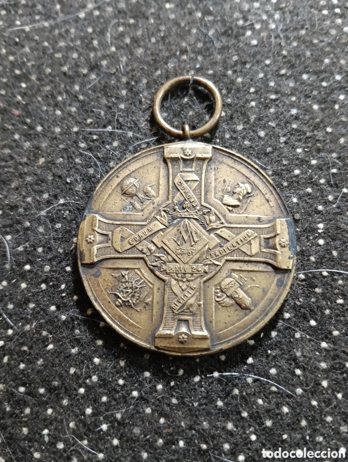 Medallas tem&aacute;ticas: ANTIGUA MEDALLA - VIR SAPIENS IMPLEBITUR BENEDICTIONIBUS - ECCL.XXXVII-27