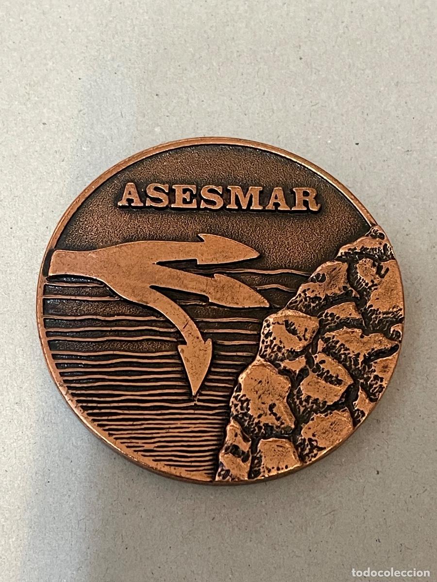 Medallas tem&aacute;ticas: Medalla Aula de Estudios Ant&aacute;rticos. Madrid 1987. ASESMAR BRONCE