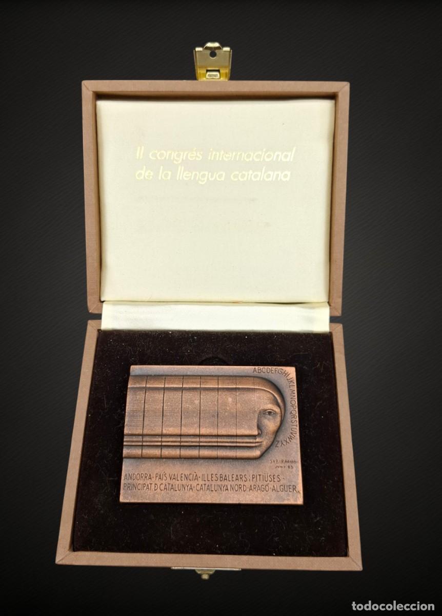 Medallas tem&aacute;ticas: + MEDALLA COMMEMORATIVA DEL III CONGRESO INTERNACIONAL DE LA LENGUA CATALANA 1986 - FIRMADA SUBIRATS