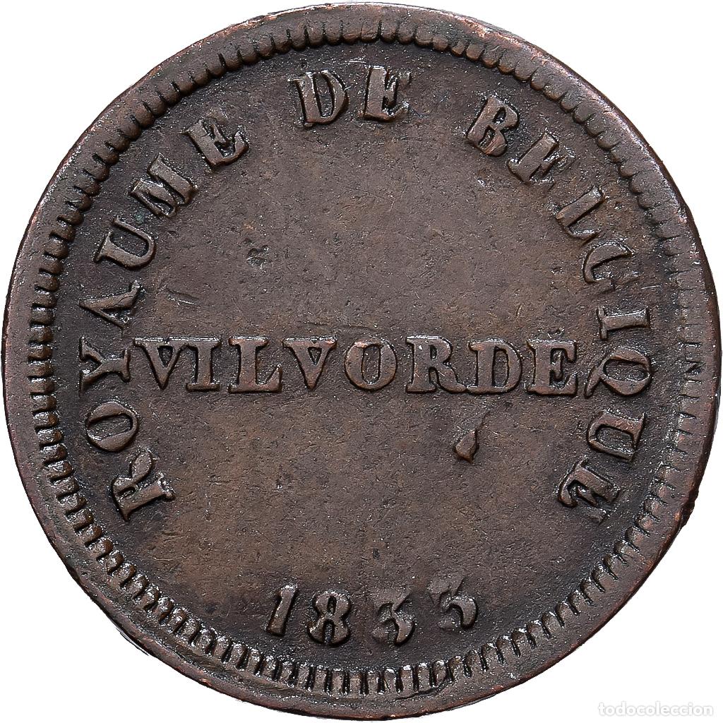 Medallas tem&aacute;ticas: [#139556] B&eacute;lgica, 1 Centime, Monnaie fictive, 1833, Bronce, MBC