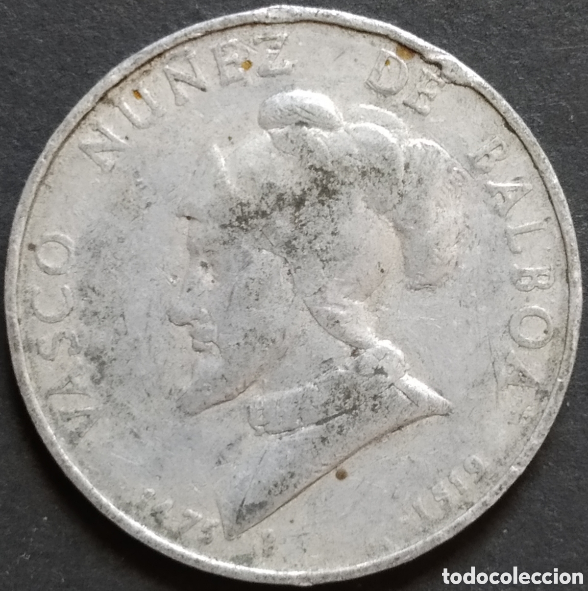 Medallas tem&aacute;ticas: TOKEN / JETON / FICHA / GETTONE / MEDALLA - ESPA&Ntilde;A - VASCO NU&Ntilde;EZ (ALUMINIO)