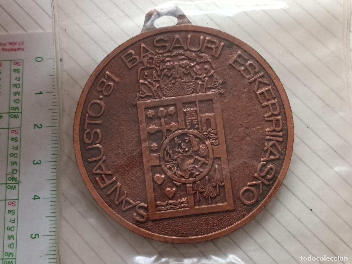 Medallas tem&aacute;ticas: Medalla Fiestas San Fausto 1981, Basauri, Vizcaya