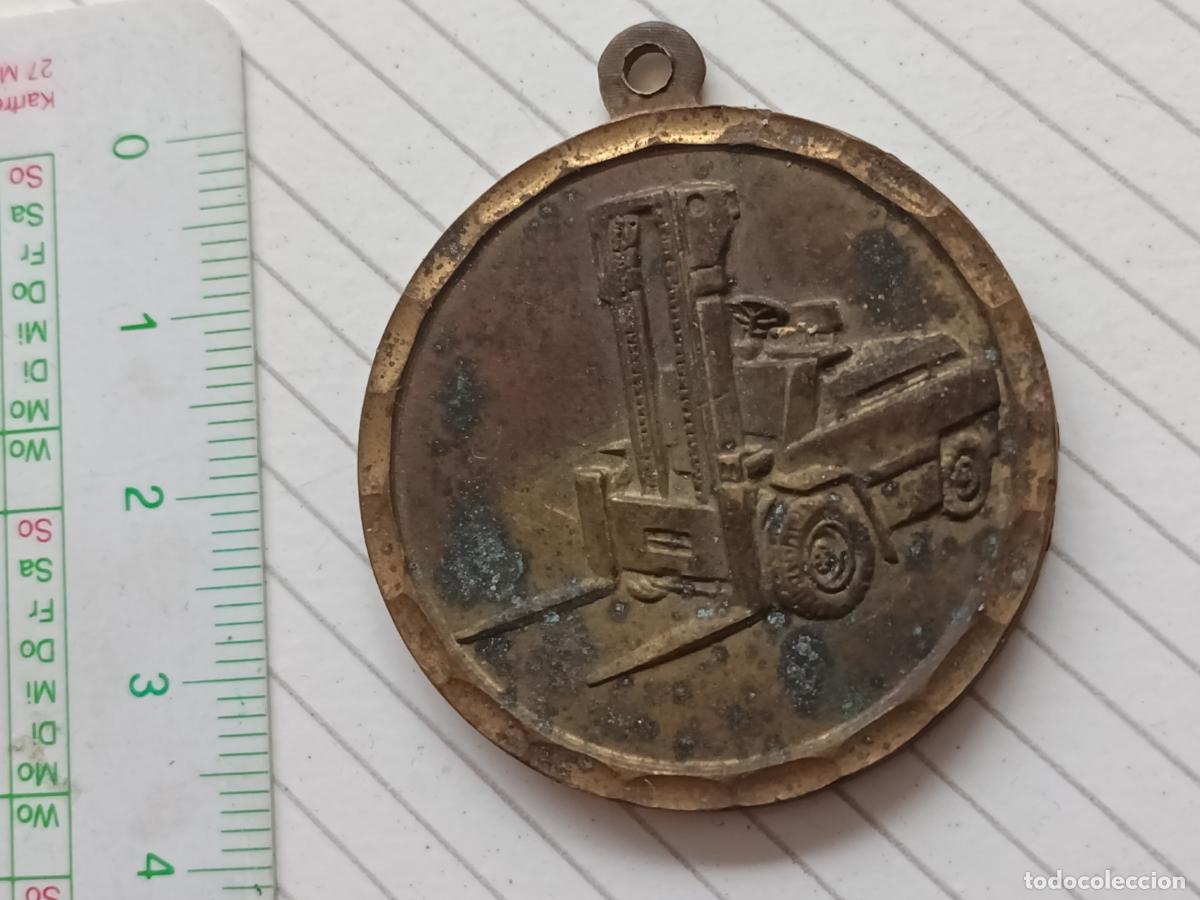 Medallas tem&aacute;ticas: Laurak carretillas elevadoras. Bilbao, Vizcaya