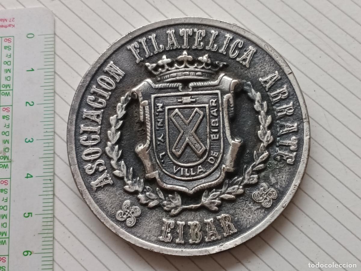 Medallas tem&aacute;ticas: Medalla Asociaci&oacute;n Filat&eacute;lica Arrate EIBAR EXFIBAR 80