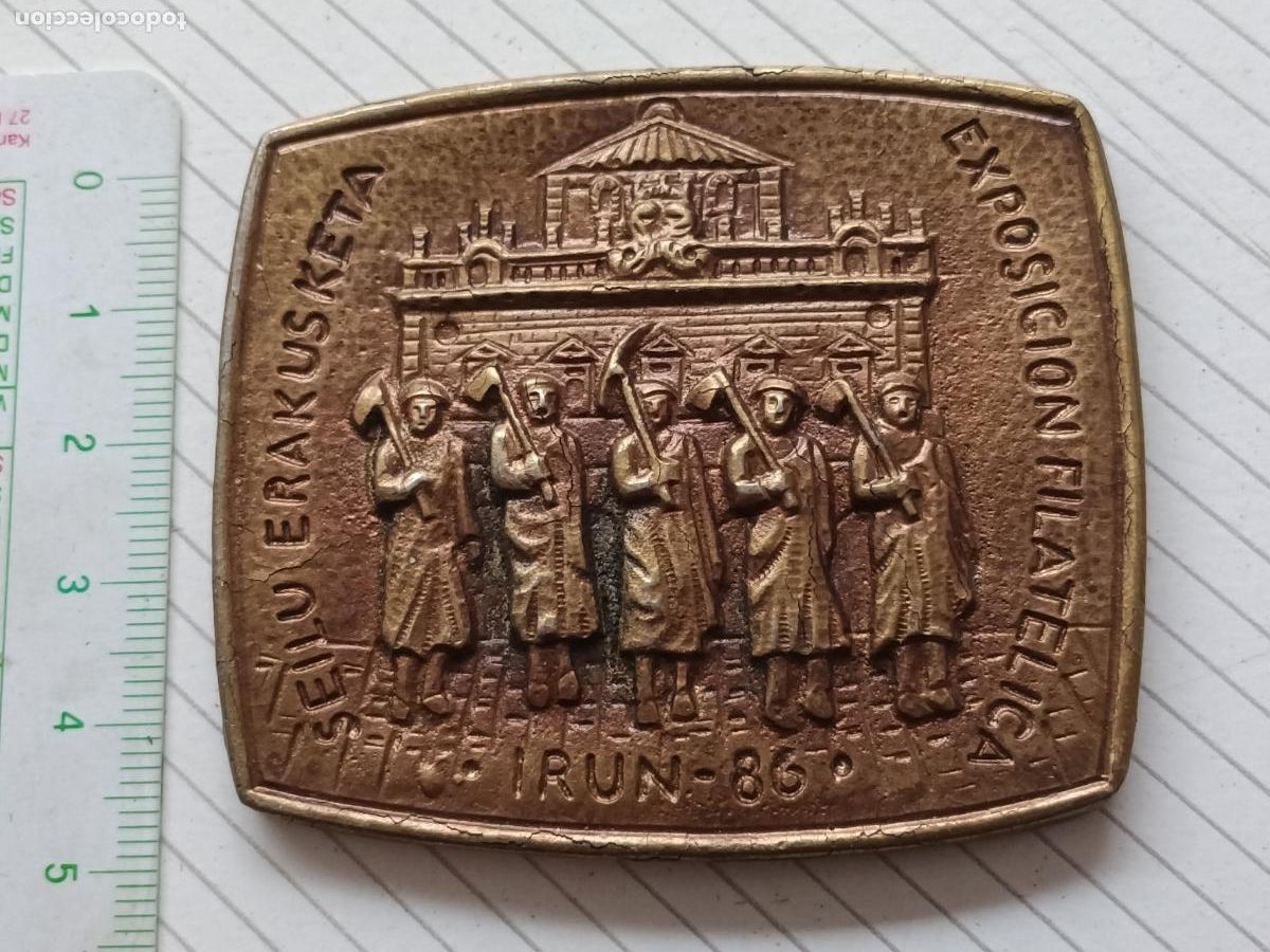Medallas tem&aacute;ticas: Exposici&oacute;n filat&eacute;lica Ir&uacute;n 86 1986. Medalla