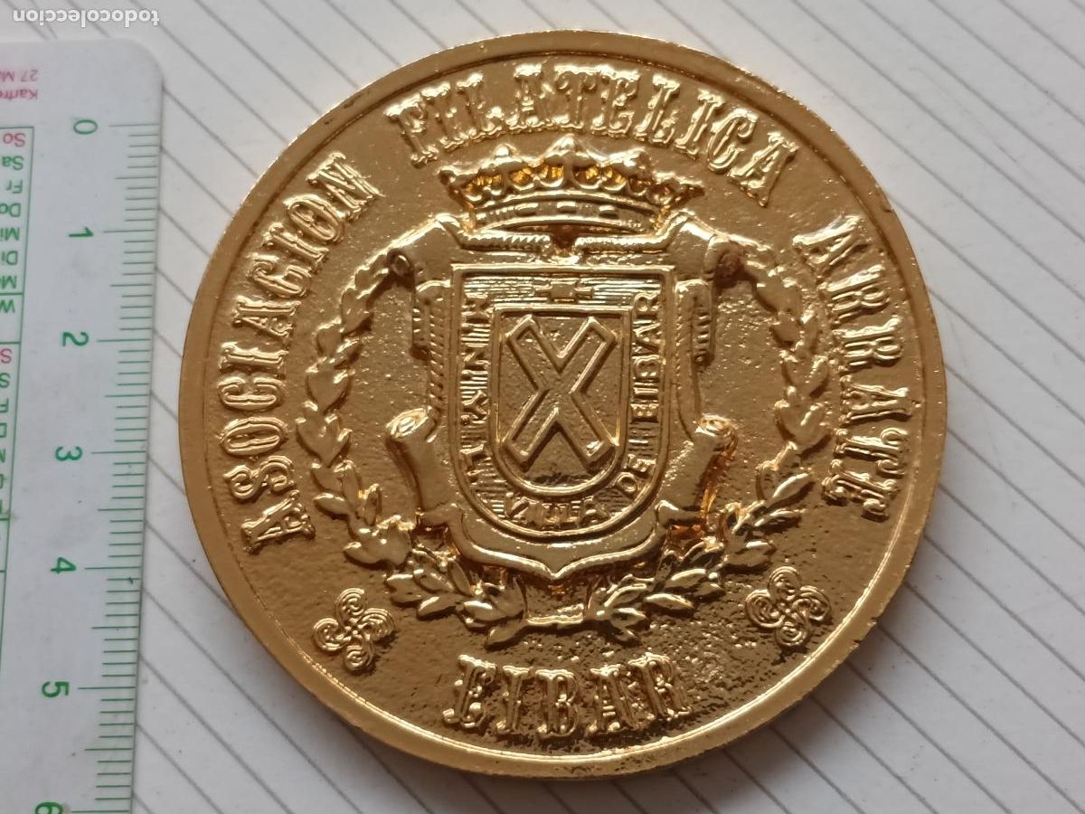 Medallas tem&aacute;ticas: Medalla Asociaci&oacute;n Filat&eacute;lica Arrate EIBAR EXFIBAR 78