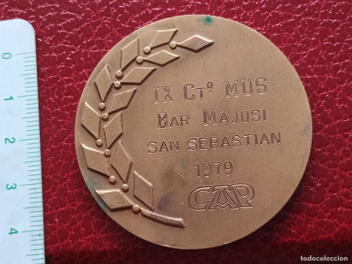 Medallas tem&aacute;ticas: San Sebasti&aacute;n. Bar Majusi 1979 Medalla trofeo CAP Trofeo Caja de Ahorros Provincial, Satr&uacute;stegui