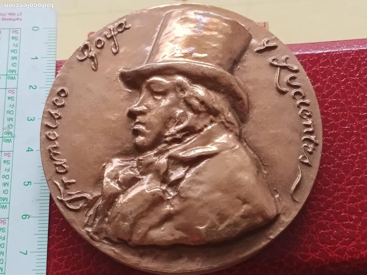 Medallas tem&aacute;ticas: MEDALLON, GRAN MEDALLA FRANCISCO DE GOYA. Musee Goya de Castres