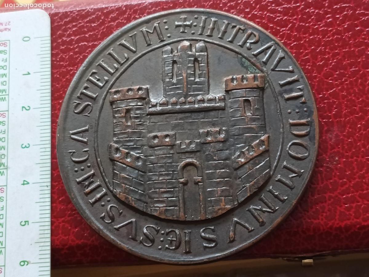 Medallas tem&aacute;ticas: San Sebasti&aacute;n. Medall&oacute;n. Sello medieval SANTO SEBASTIANO