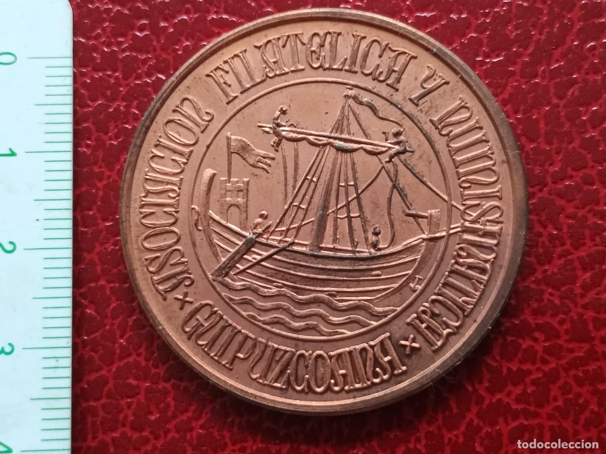 Medallas tem&aacute;ticas: Medalla Asociaci&oacute;n filat&eacute;lica y numism&aacute;tica de Guip&uacute;zcoa, San Sebasti&aacute;n 1984