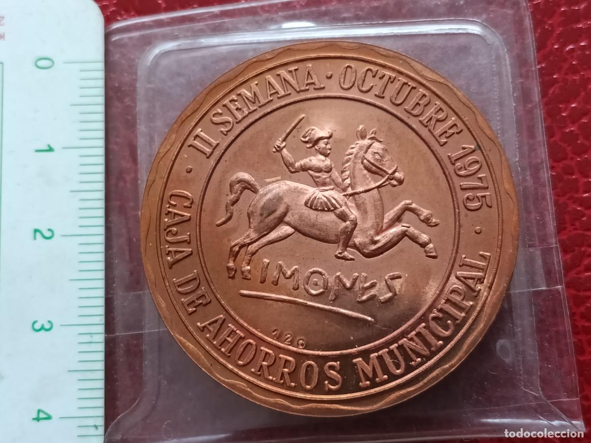 Medallas tem&aacute;ticas: MEDALLA DE LA SEMANA NUMISMATICA DE 1975. SAN SEBASTIAN, IMONES BASKUNES