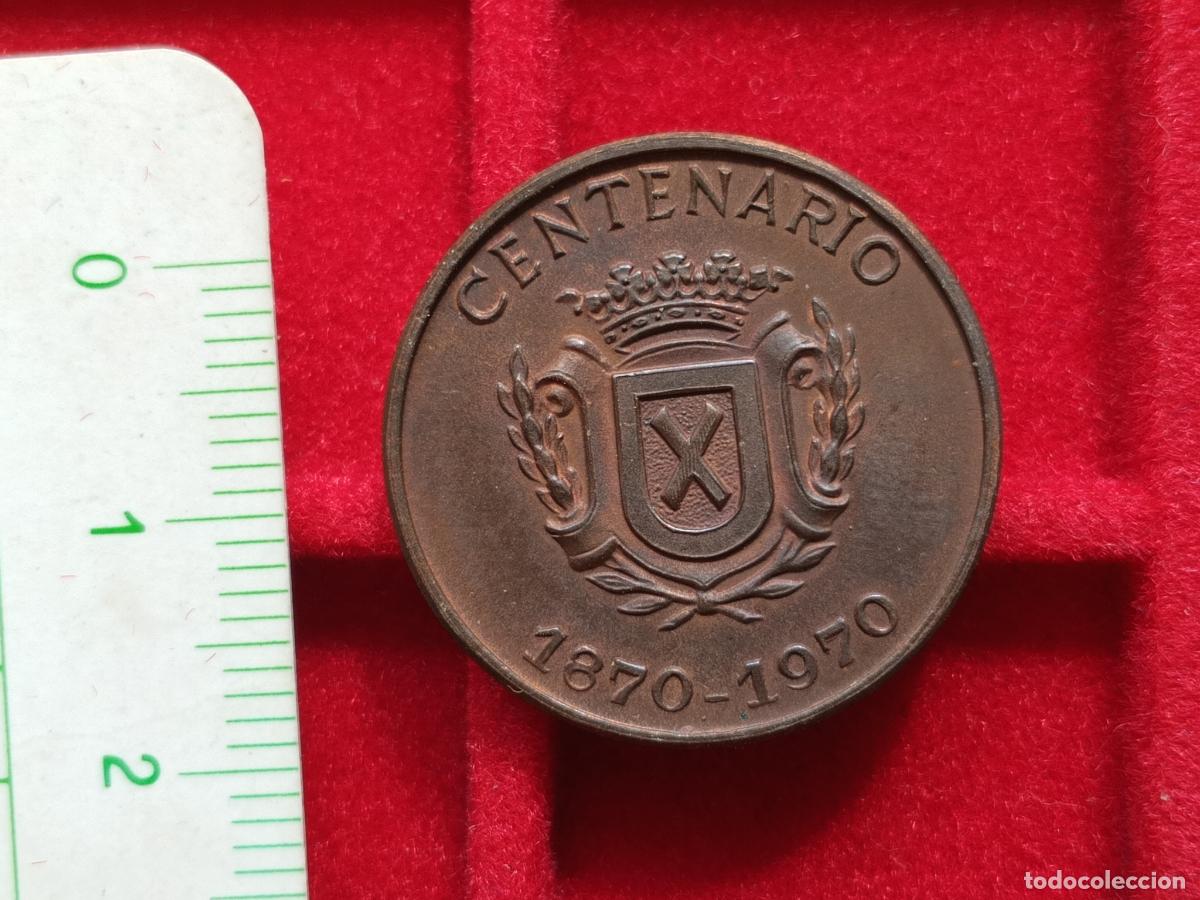 Medallas tem&aacute;ticas: MEDALLA DEL CENTENARIO DE IGNACIO ZULOAGA. EIBAR 1970 - Foto 3