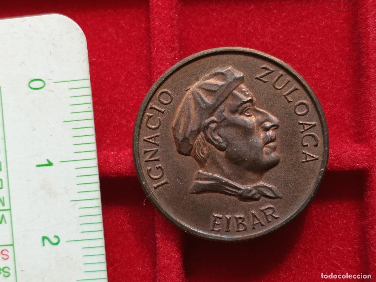 Medallas tem&aacute;ticas: MEDALLA DEL CENTENARIO DE IGNACIO ZULOAGA. EIBAR 1970 - Foto 1