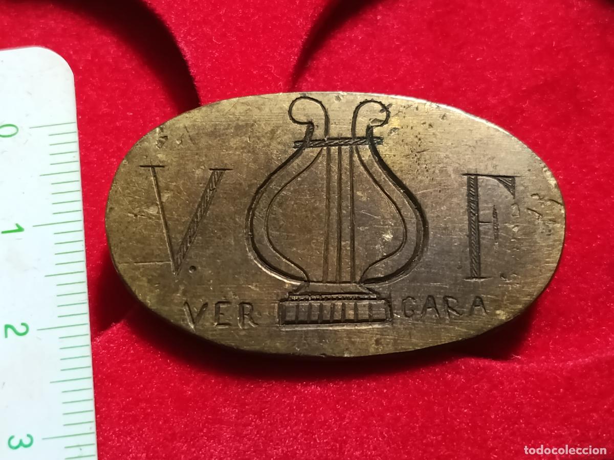 Medallas tem&aacute;ticas: Orfe&oacute;n de Vergara. Orfe&oacute;n vergar&eacute;s. Medalla antigua