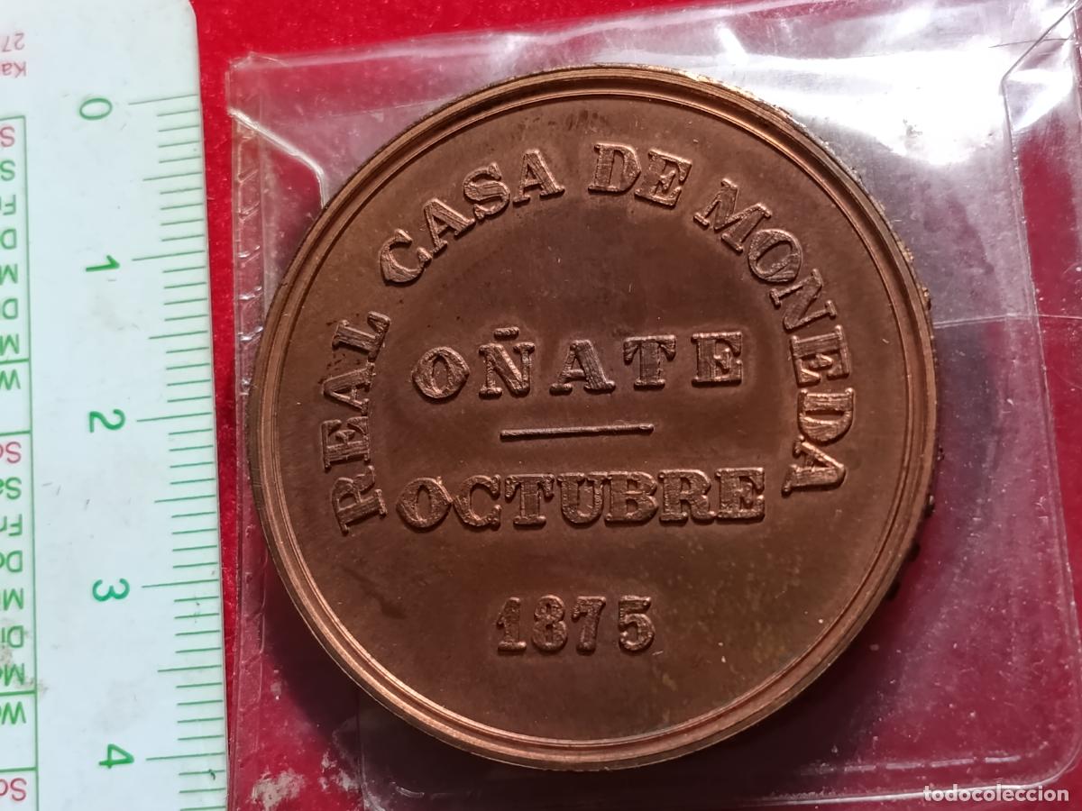 Medallas tem&aacute;ticas: MEDALLA O&Ntilde;ATE OCTUBRE 1875 1&ordm; CENTENARIO - Foto 1