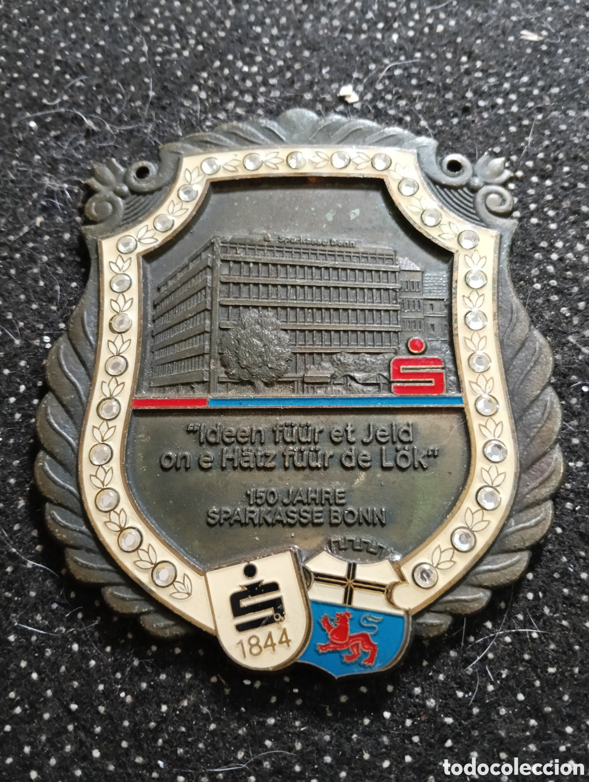Medallas tem&aacute;ticas: Medalla del&nbsp;150 aniversario de la&nbsp;Sparkasse Bonn, un banco de ahorros alem&aacute;n, fundado en&nbsp;1844.