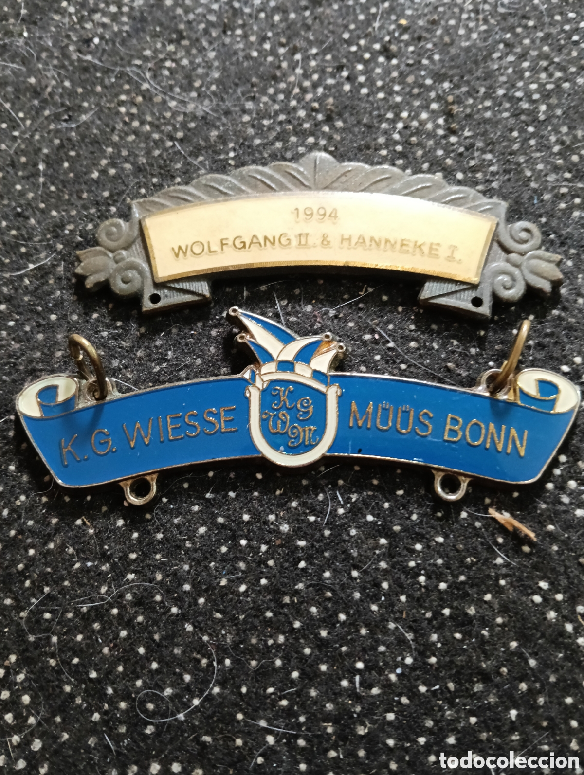 Medallas tem&aacute;ticas: Pareja de soportes de medallas alemanas