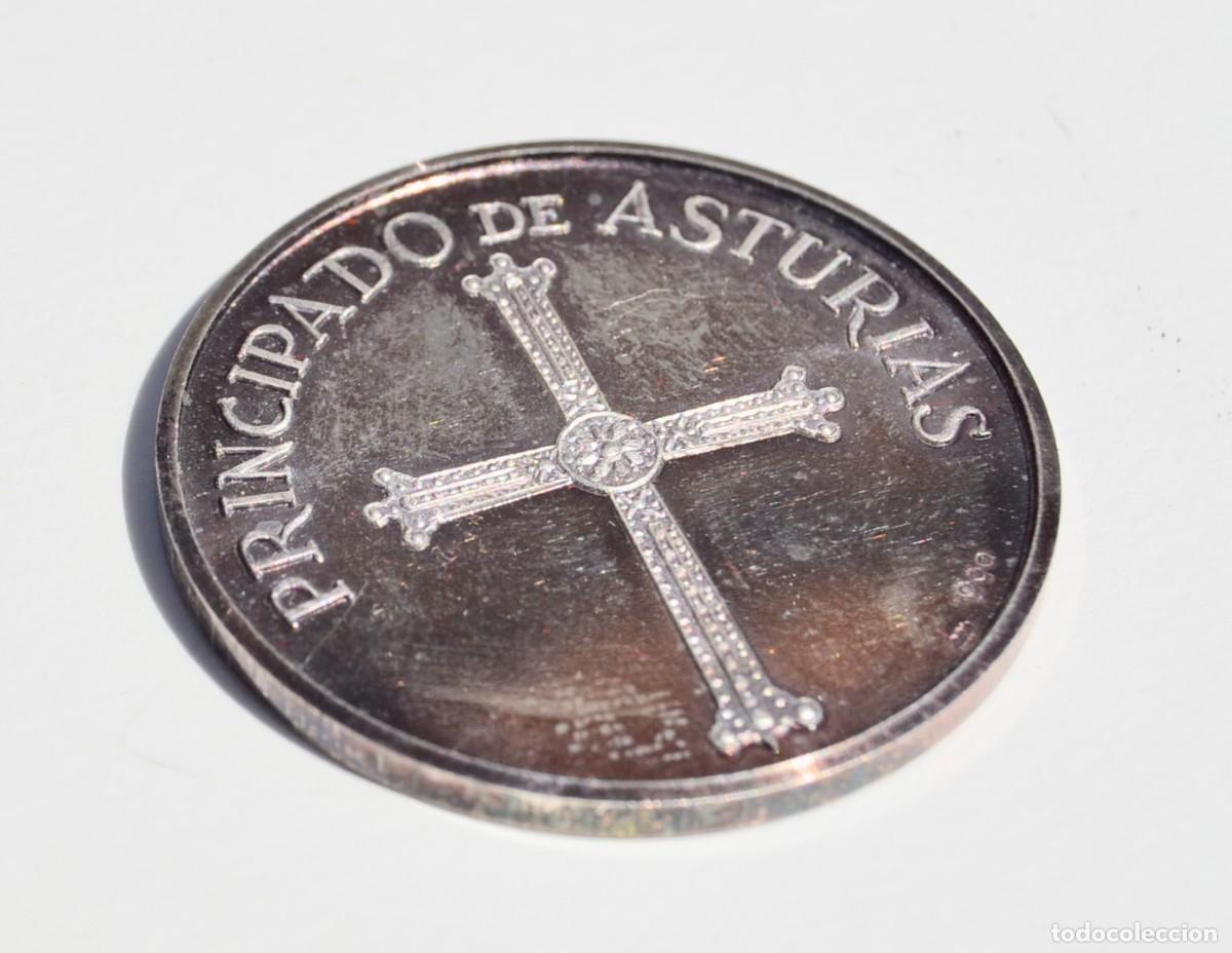 Medallas tem&aacute;ticas: Bonita medalla de plata. Principado de Asturias / Graduados Sociales. 13 gramos. Buen estado