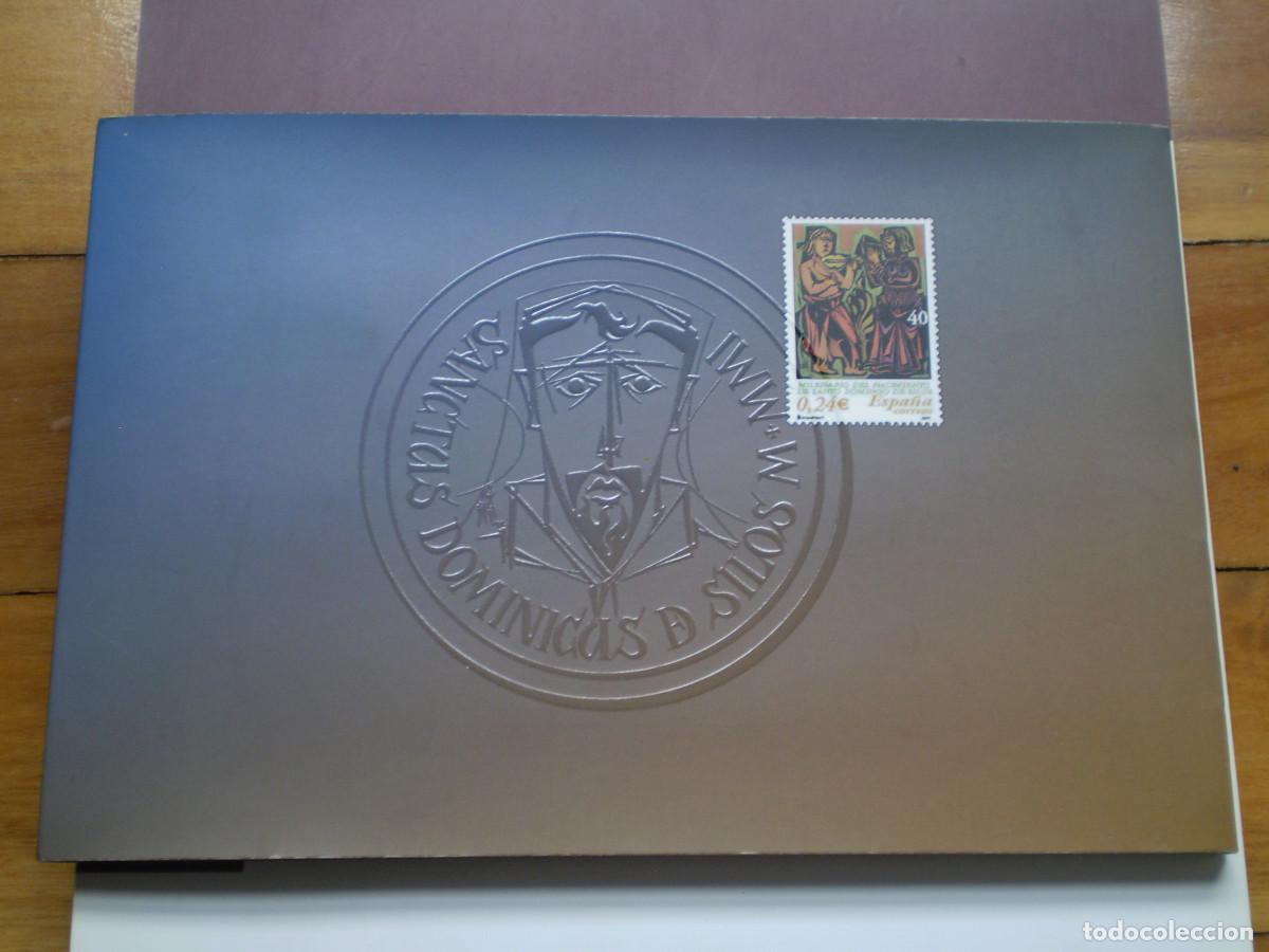 Medallas tem&aacute;ticas: Carpeta Prueba Especial con moneda Plata - Milenario De Santo Domingo Silos - Edifil 3817/19