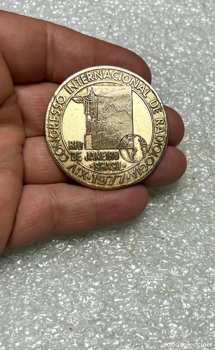 Medallas tem&aacute;ticas: 3726.Medalla conmemorativa del XIV Congreso Internacional de Radiolog&iacute;a, R&iacute;o de Janeiro, a&ntilde;o 1977