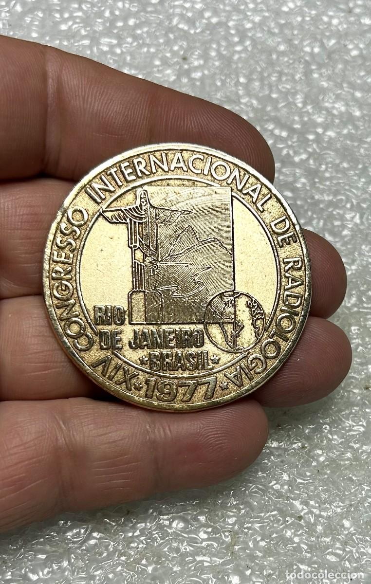 Medallas tem&aacute;ticas: 3726.Medalla conmemorativa del XIV Congreso Internacional de Radiolog&iacute;a, R&iacute;o de Janeiro, a&ntilde;o 1977