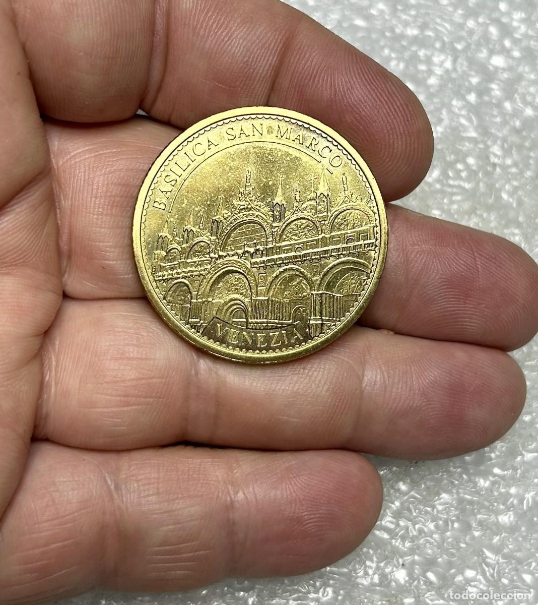 Medallas tem&aacute;ticas: 3729.Medalla tur&iacute;stica conmemorativa de la Bas&iacute;lica de San Marcos en Venecia, Italia