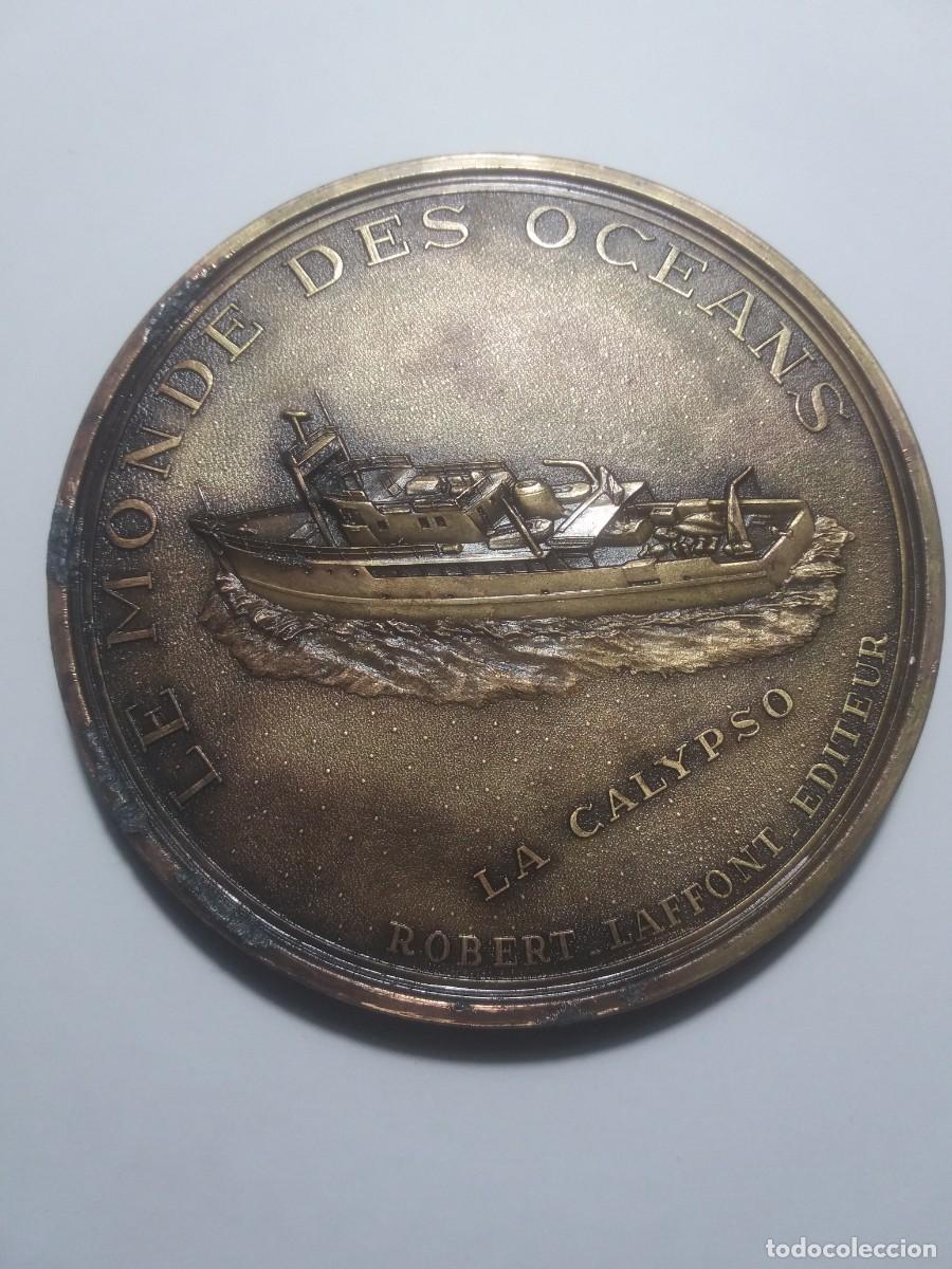 Medallas tem&aacute;ticas: Medalla COMANDANT JACQUES YVES COUSTEAU - Foto 2