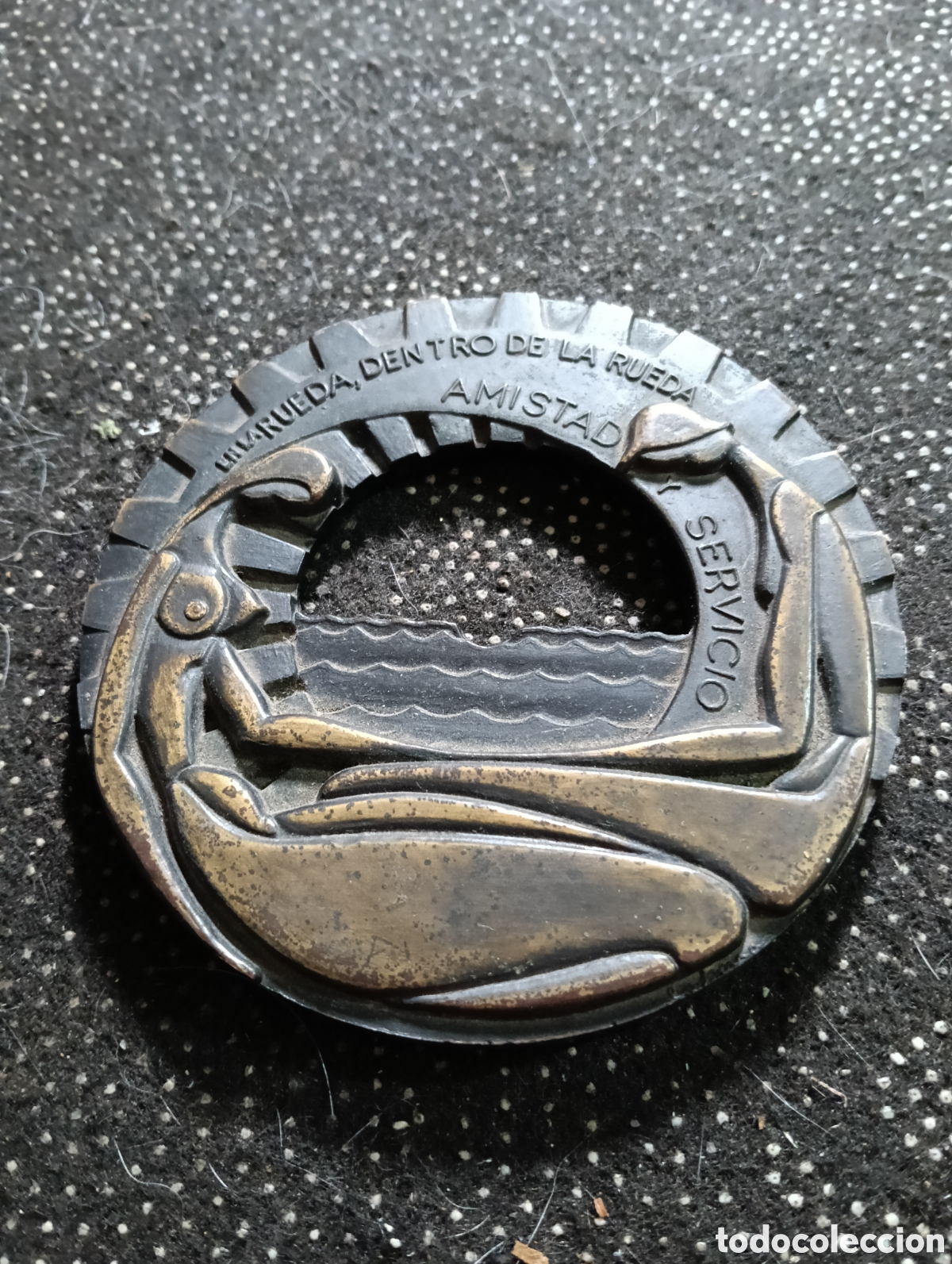 Medallas tem&aacute;ticas: La rueda dentro de la rueda, Amistad y servicio, 1986 50 aniversario fundacional INTERNATIONAL INNER