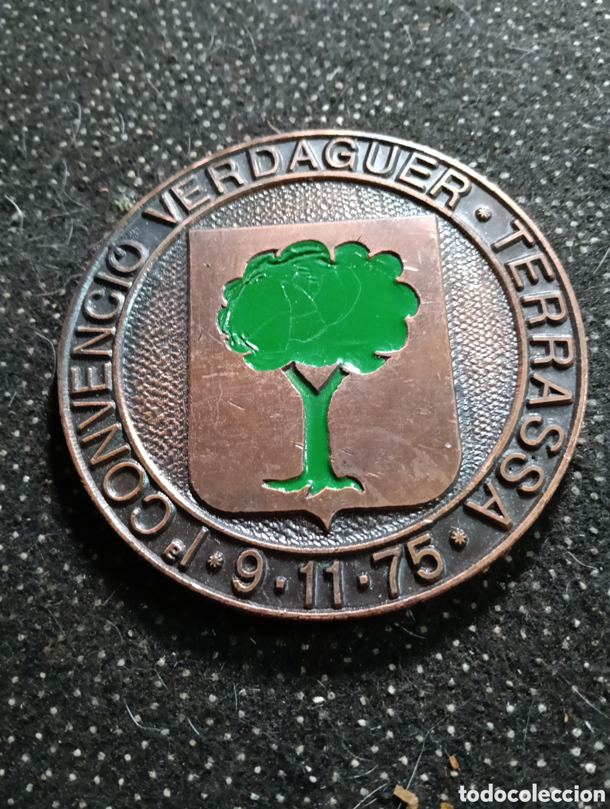 Medallas tem&aacute;ticas: MEDALLA Primera - I Convenci&oacute;n Verdaguer 1975 TERRASSA mide 8 cm de di&aacute;metro