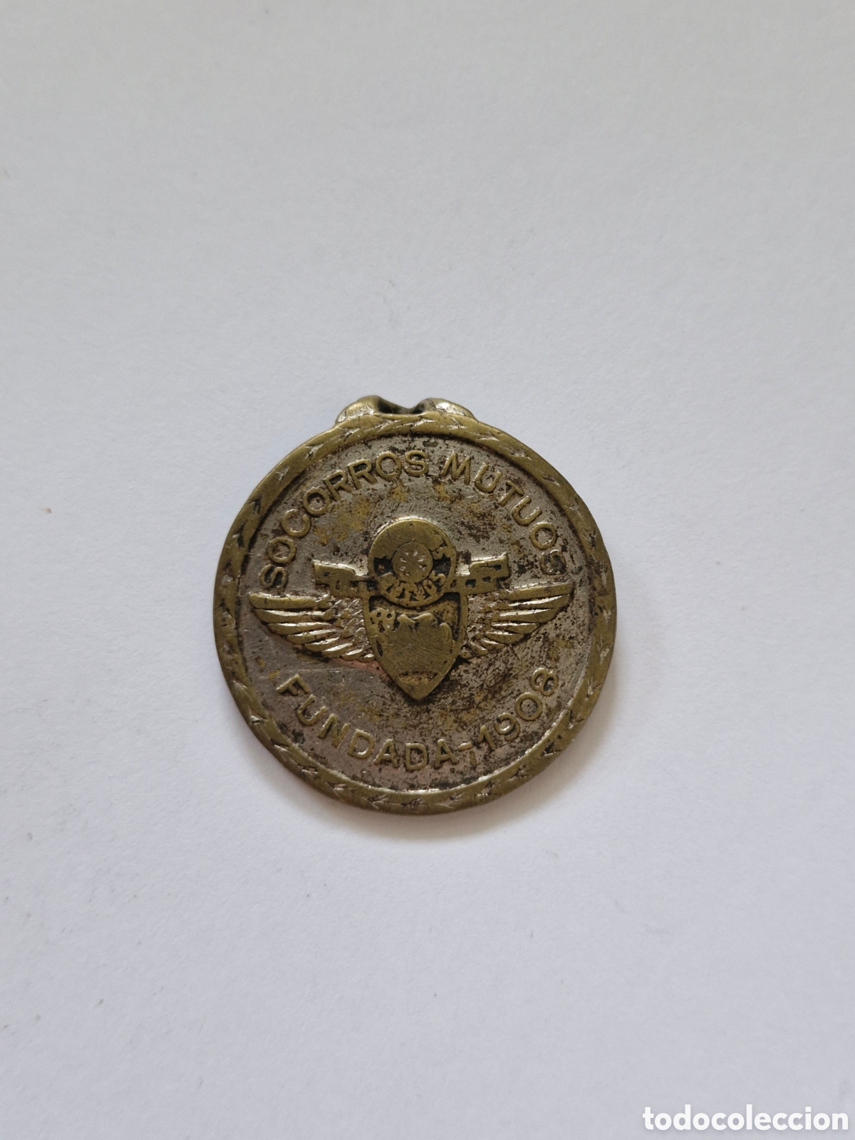 Medallas tem&aacute;ticas: Medalla Socorros Mutua fundada 1908 - Foto 1