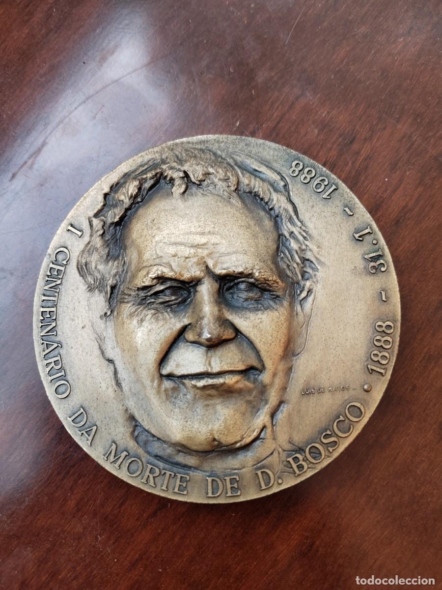 Medallas tem&aacute;ticas: Medalla Centenario Muerte de Don Bosco. Portugal. Numerada.8