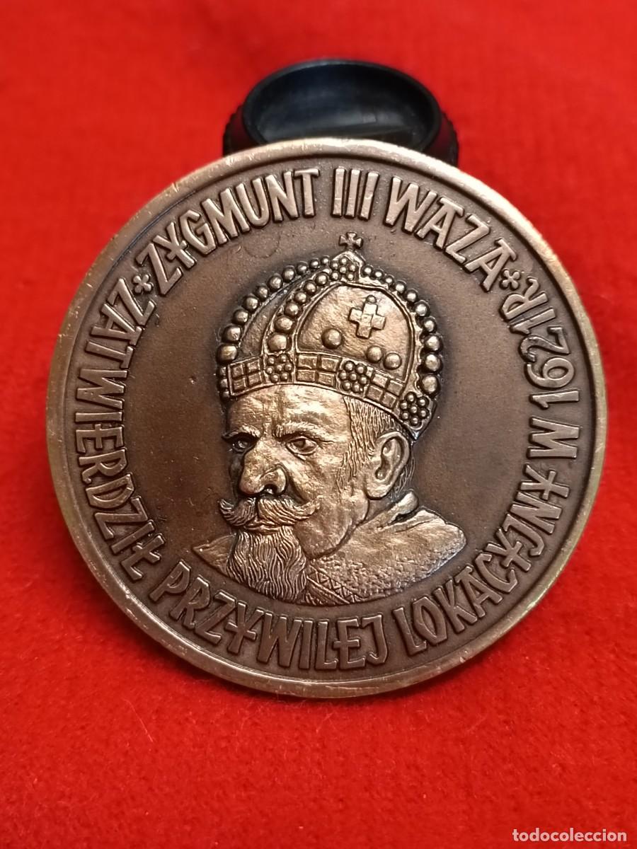 Medallas tem&aacute;ticas: Medalla de bronce de Polonia, 1986, 58 mm de di&aacute;metro. Buen ejemplar, ver fotos.
